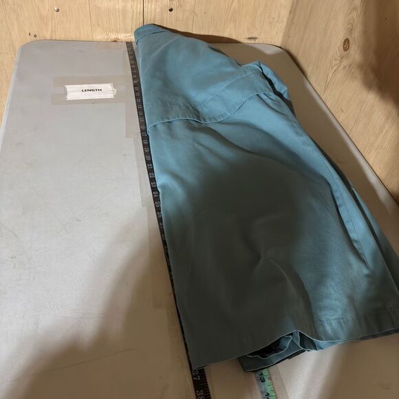 London Fog Limited Edition Button Front Lined Long Sleeve Coat Blue Medium - Picture 4 of 9